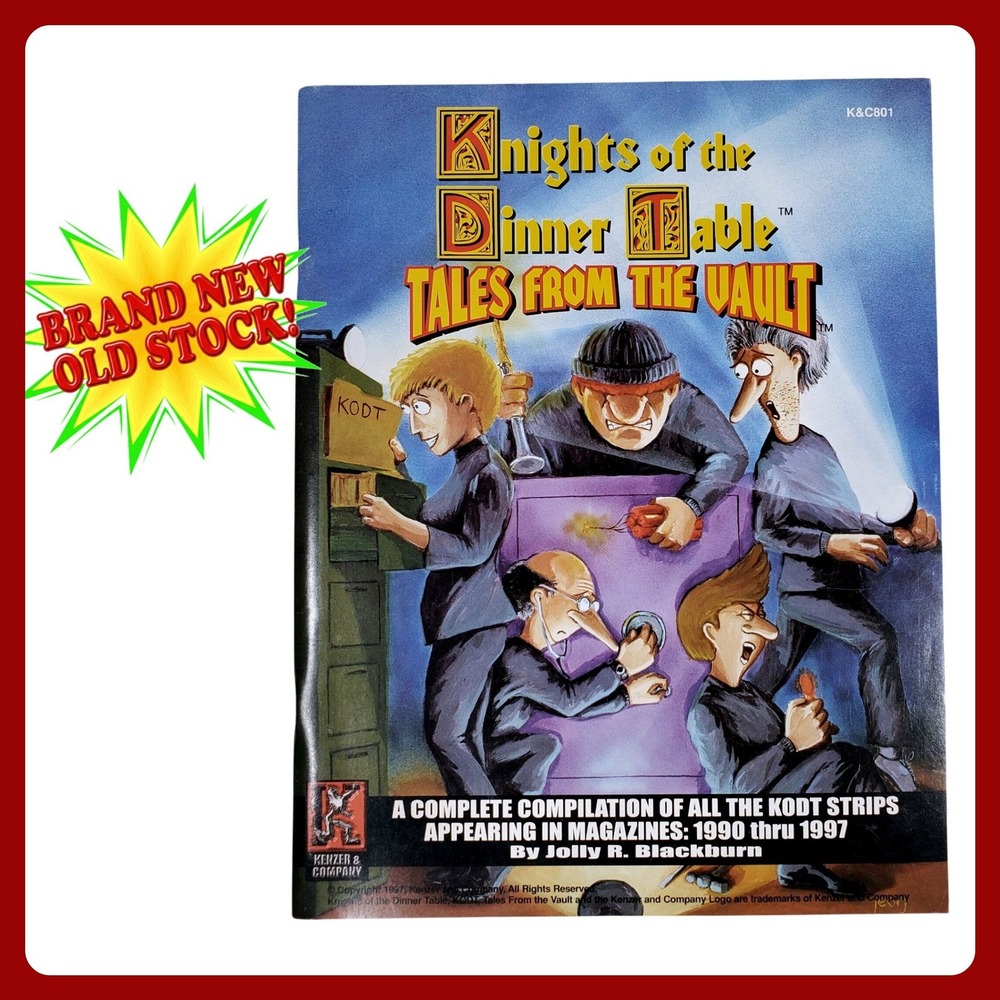 Kenzer Knights of the Dinner Table‎ Tales From the Vault K&C801 Comic Book NEW